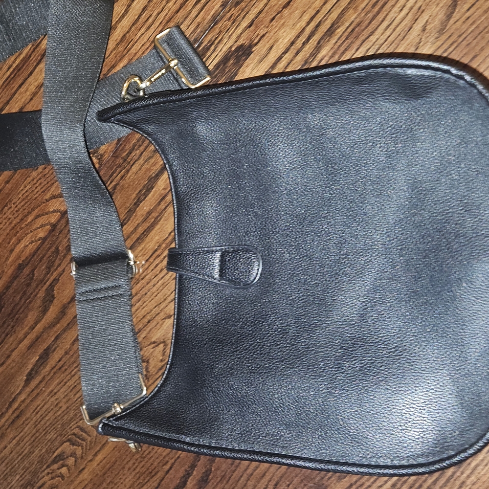 Black Leather Men's Bag